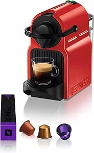Kávovar na kapsuly Nespresso Inissia XN1005 od Krups čerešňovo červená B-trieda