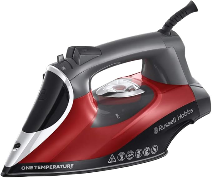 Naparovacia žehlička Russell Hobbs 2600 W, extra parný ráz 210 g/min, keramicko-turmalínová žehliaca plocha, samočistiaca 25090-56, B-trieda