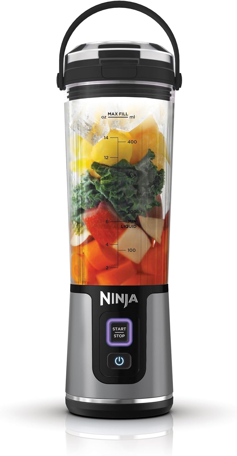 Prenosný mixér a výrobník smoothie Ninja Blast BC151EUBK, 530 ml-B trieda