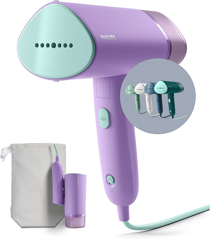 Philips 3000 Series Prenosná naparovacia žehlička – 1000 W fialová (STH3010/30)