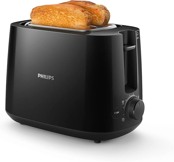 Philips Hriankovač 2 priehradky , čierny (HD2581/90) B-trieda