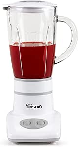 Mixér Tristar BL-4431 – Čepele z nehrdzavejúcej ocele – 2 rýchlosti – Sklenená kanvica -450 ml, B-trieda