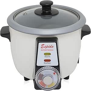 ESPIDO Perzský varič ryže 1,2 l - 500 wattov - RCG30T bielo/sivá