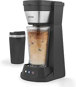 Kávovar Petra na ľadovú kávu 700 W, kávovar a espresso 2 v 1, B-trieda