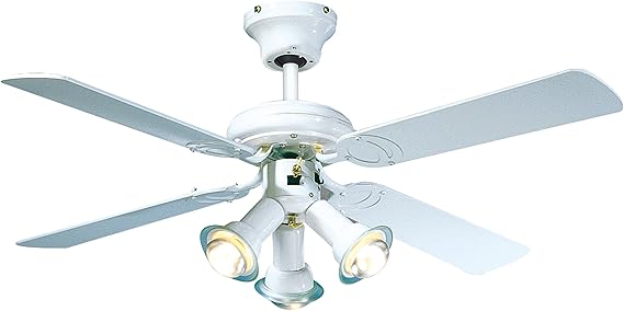 Farelek Maldives Stropný ventilátor lakované čepele 107 cm biele, B-trieda