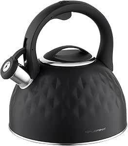 Kanvica FLORINA (2,5 l) | Nerezová, čierna, Rozbalená