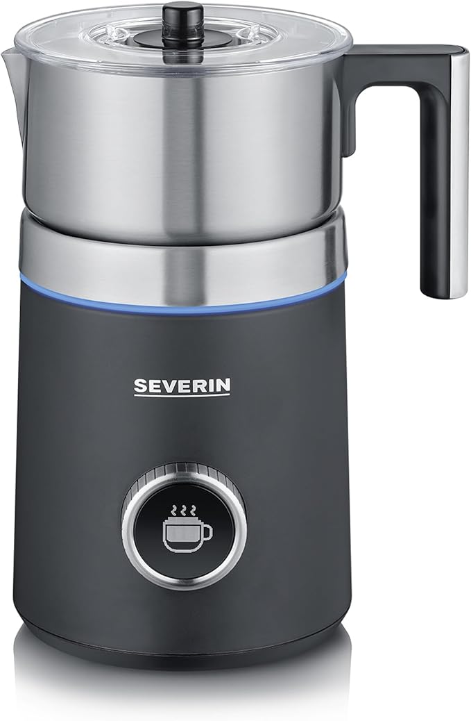 SEVERIN SPUMA 700 Plus indukčný penič mlieka, oceľ, čierna, SM 3587,