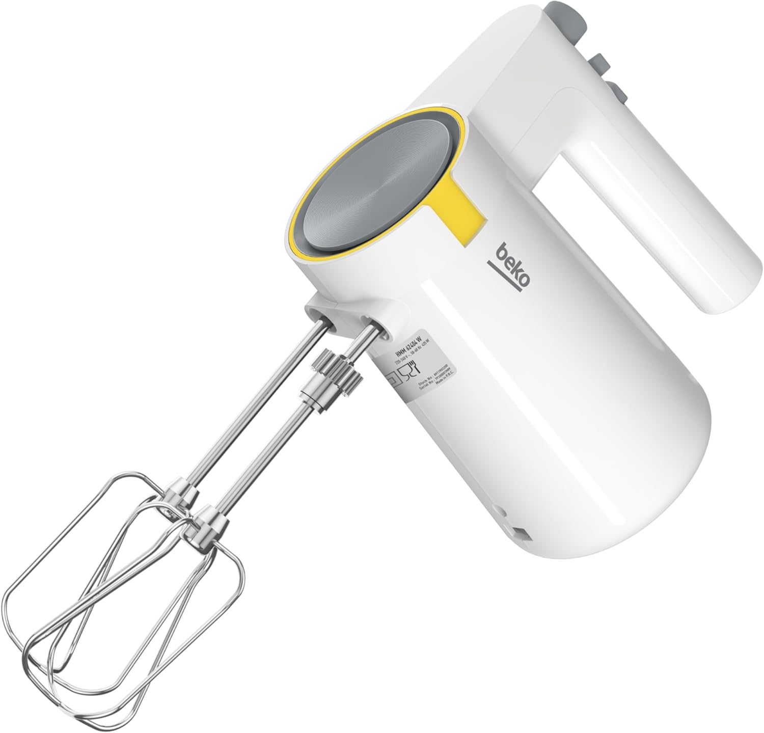 Beko - HMM62404W - Mixér Glow Line, 420 W, 4 rýchlosti + Turbo biely-rozbalené