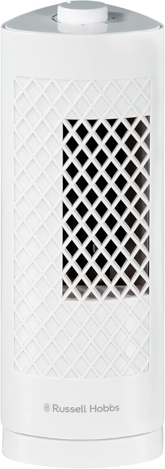 Russell Hobbs RHTF1321 33 cm mini prenosný vežový ventilátor ľahký 3 rýchlosti 75°-roybalené