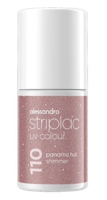Alessandro Striplac UV lak na nechty 110 panama hut shimmer, 6,5ml