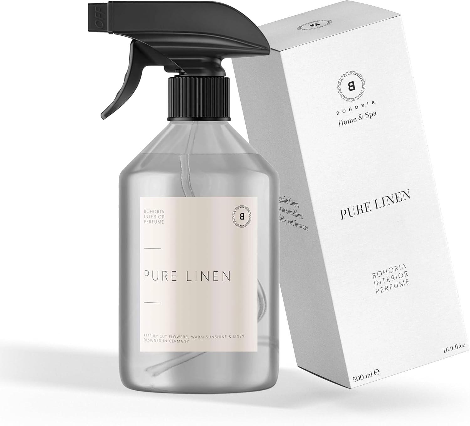 Osviežovač vzduchu BOHORIA Čistý ľan, 500 ml