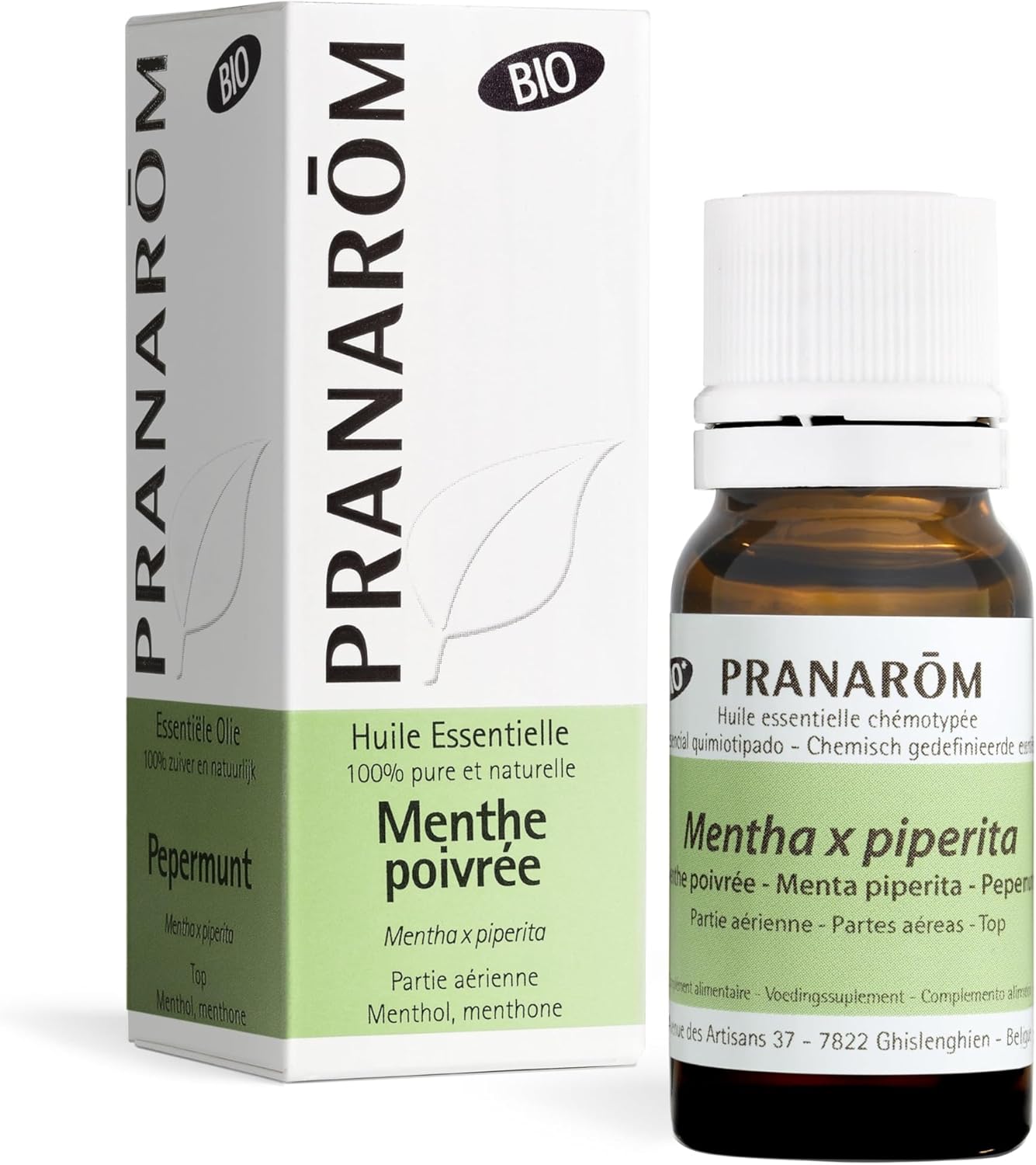 Pranarôm Organický esenciálny olej Mäta pieporná (Mentha x piperita) 10 ml