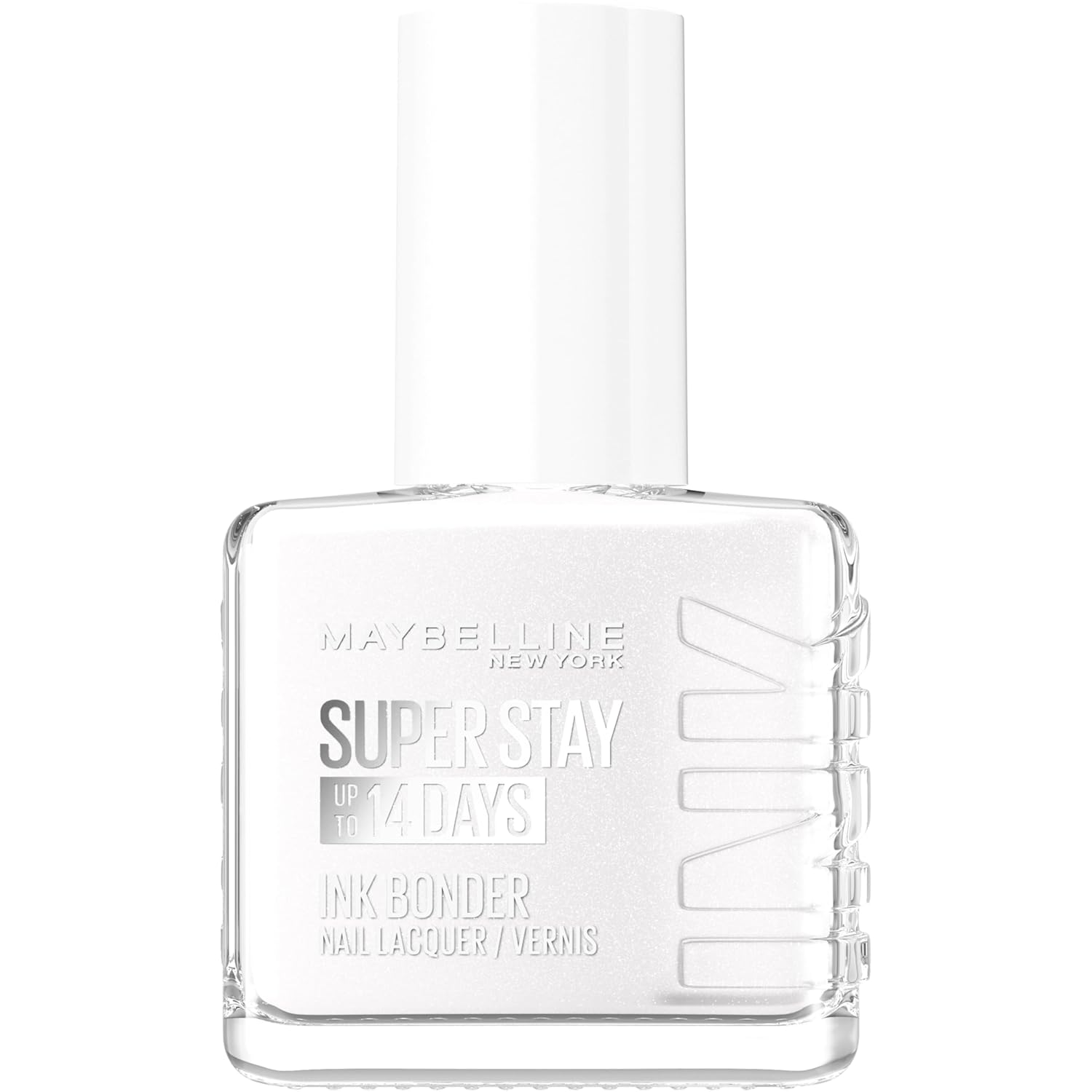 Maybelline New York Super Stay Ink Bonder lak na nechty 077 Pearly White 12,3 ml