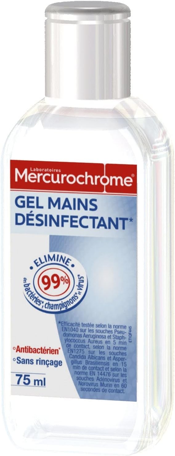 Dezinfekčný gél na ruky Mercurochrome 75 ml