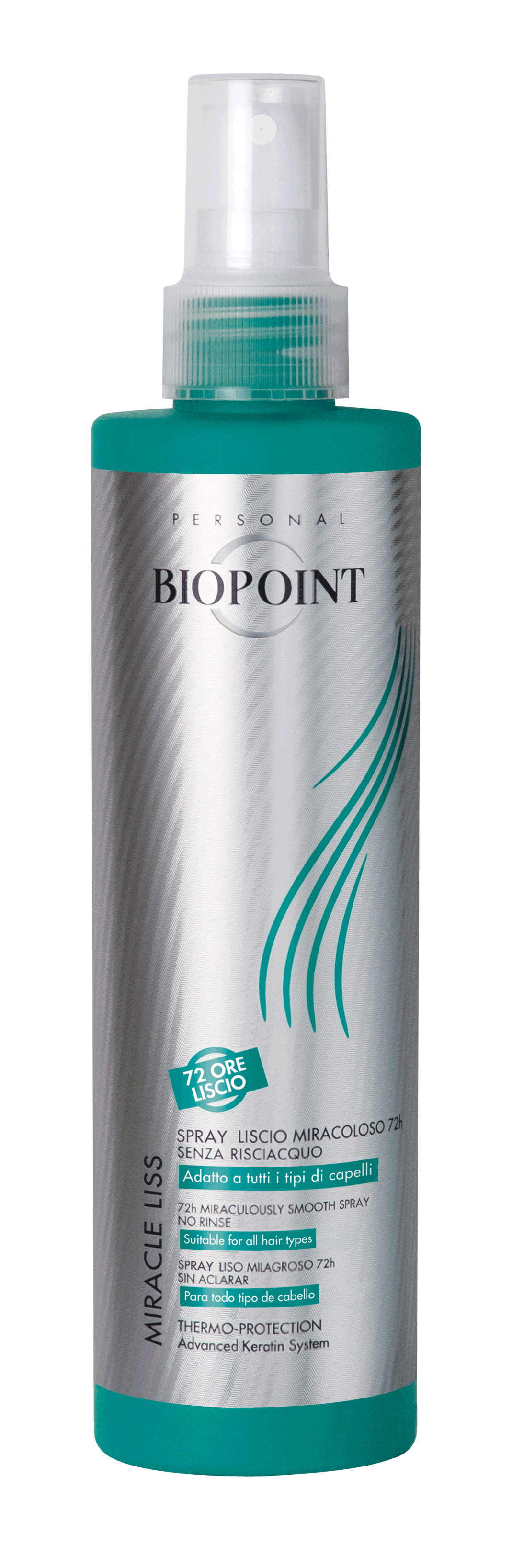 Biopoint Miracle Liss 72-hodinový bezoplachový lak na vlasy 200 ml