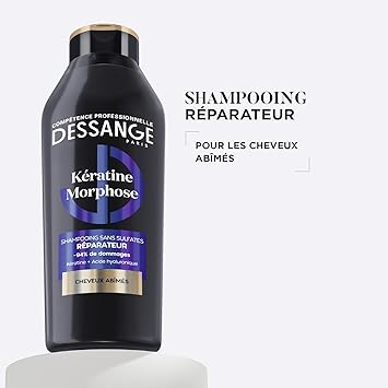 Dessange Paris DESSANGE Regeneračný šampón bez sulfátov Keratin Morphose pre poškodené vlasy 280ml