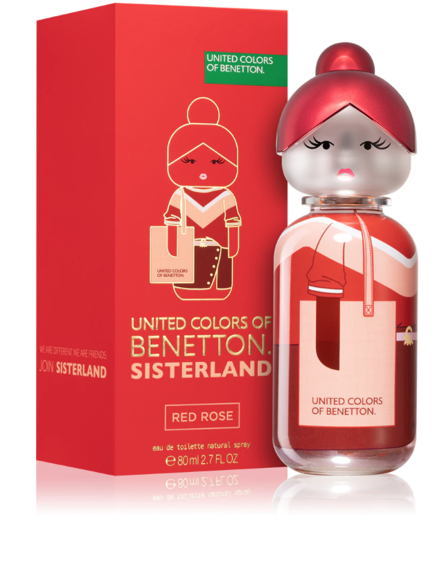 BENETTON Sisterland Red Rose EDT, 80 ml