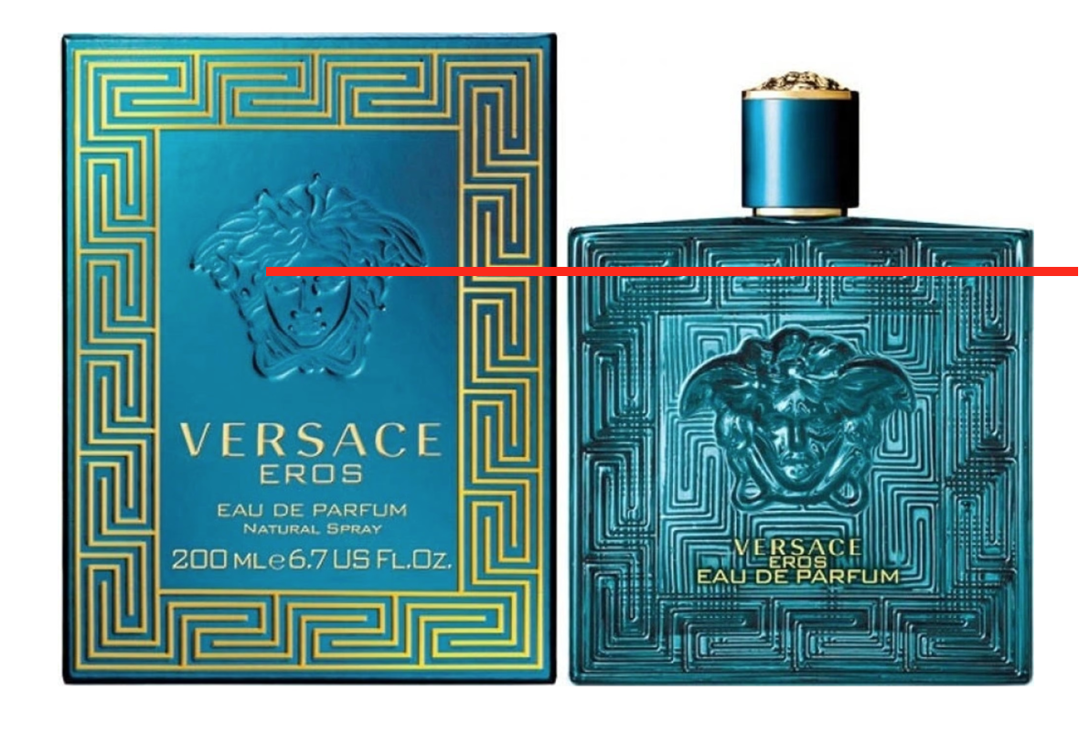 VERSACE Eros EDP, 200 ml (chýba časť obsahu)
