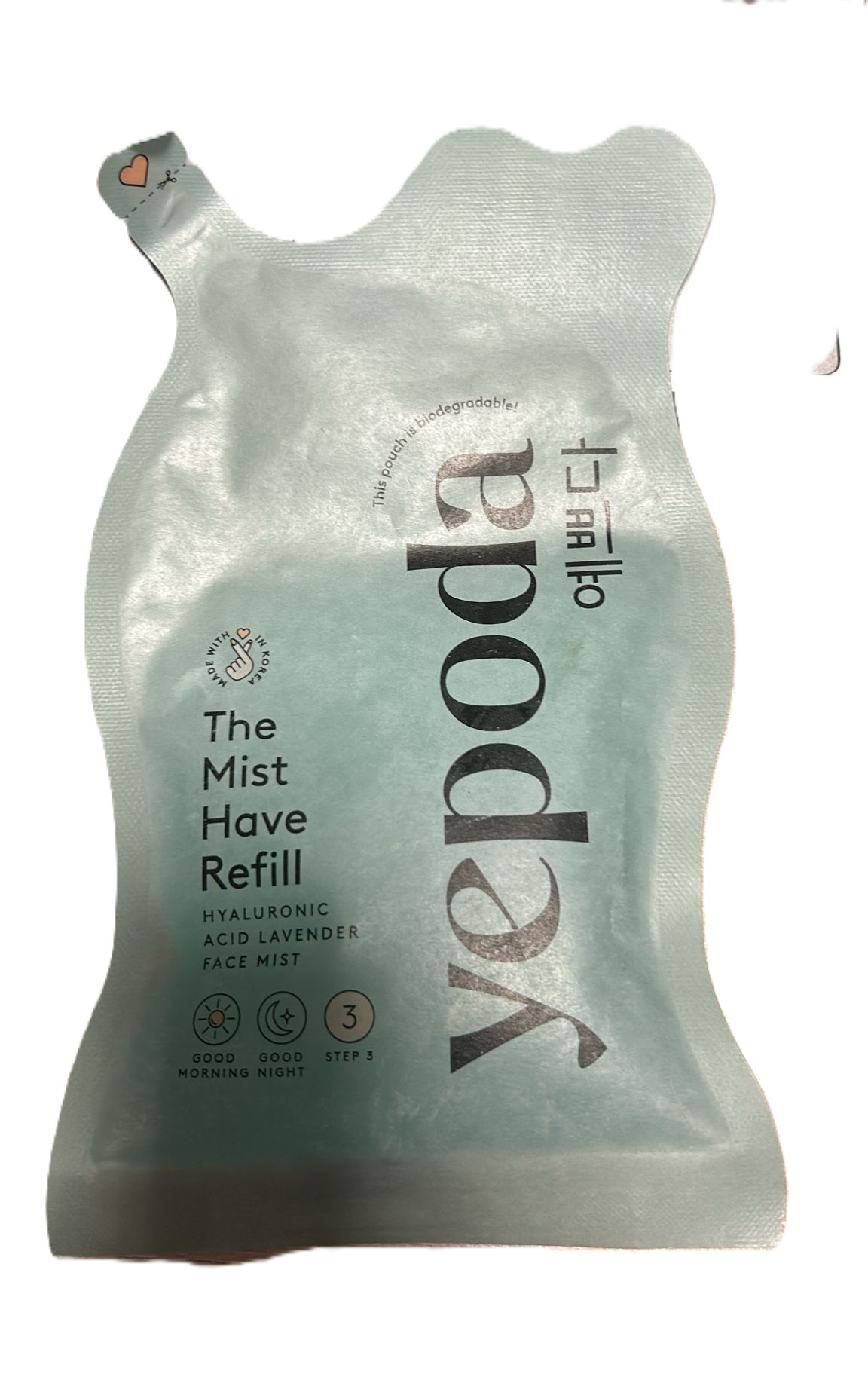 Yepoda The Mist Have Refill Hydratačný pleťový sprej 50 ml