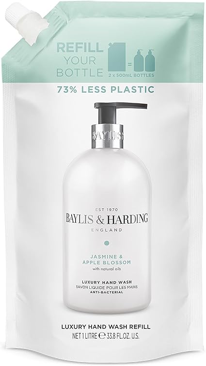 Baylis & Harding Jasmine & Apple Blossom Luxury Náhradné balenie luxusného tekutého mydla 1L