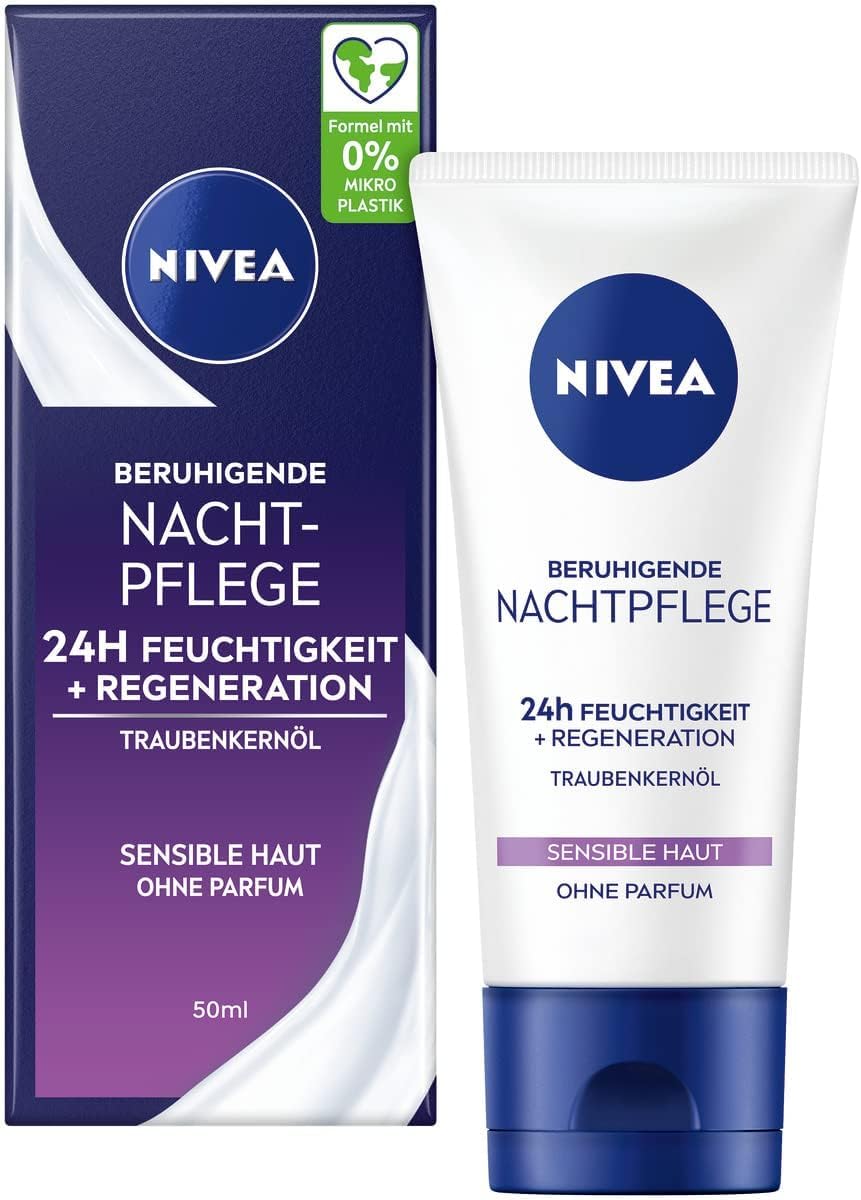 NIVEA 24-hodinový upokojujúci nočný krém 50ml