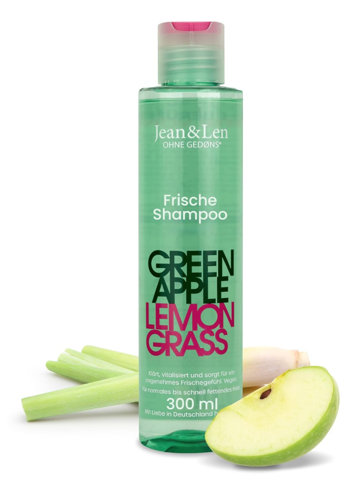 Jean & Len Green Apple Lemon Grass Šampón, 300 ml