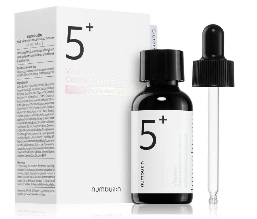 Numbuzin No. 5 pleťové sérum pre pleť s hyperpigmentáciou, 30 ml