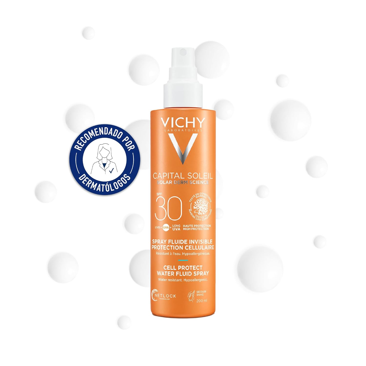 Vichy Capital Soleil SPF 30 – Cell Protect Invisible Water Fluid Spray 200 ml