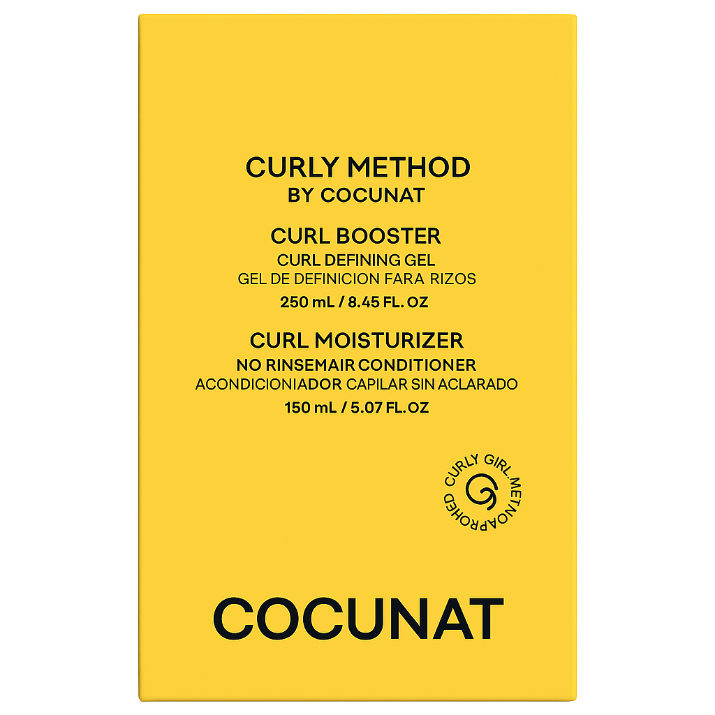 Cocunat Curly Method Set – Curl Booster & Curl Moisturizer (250 ml + 150 ml)