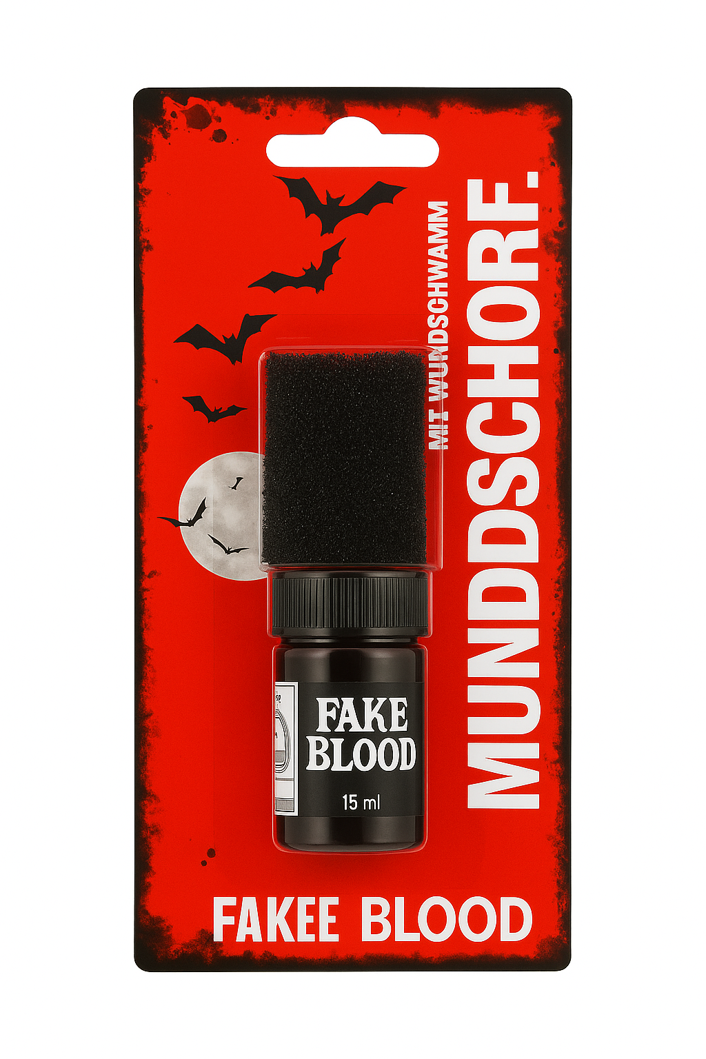 Wundschorf Fake Blood s hubkou – Umelá krv na Halloween (15 ml)