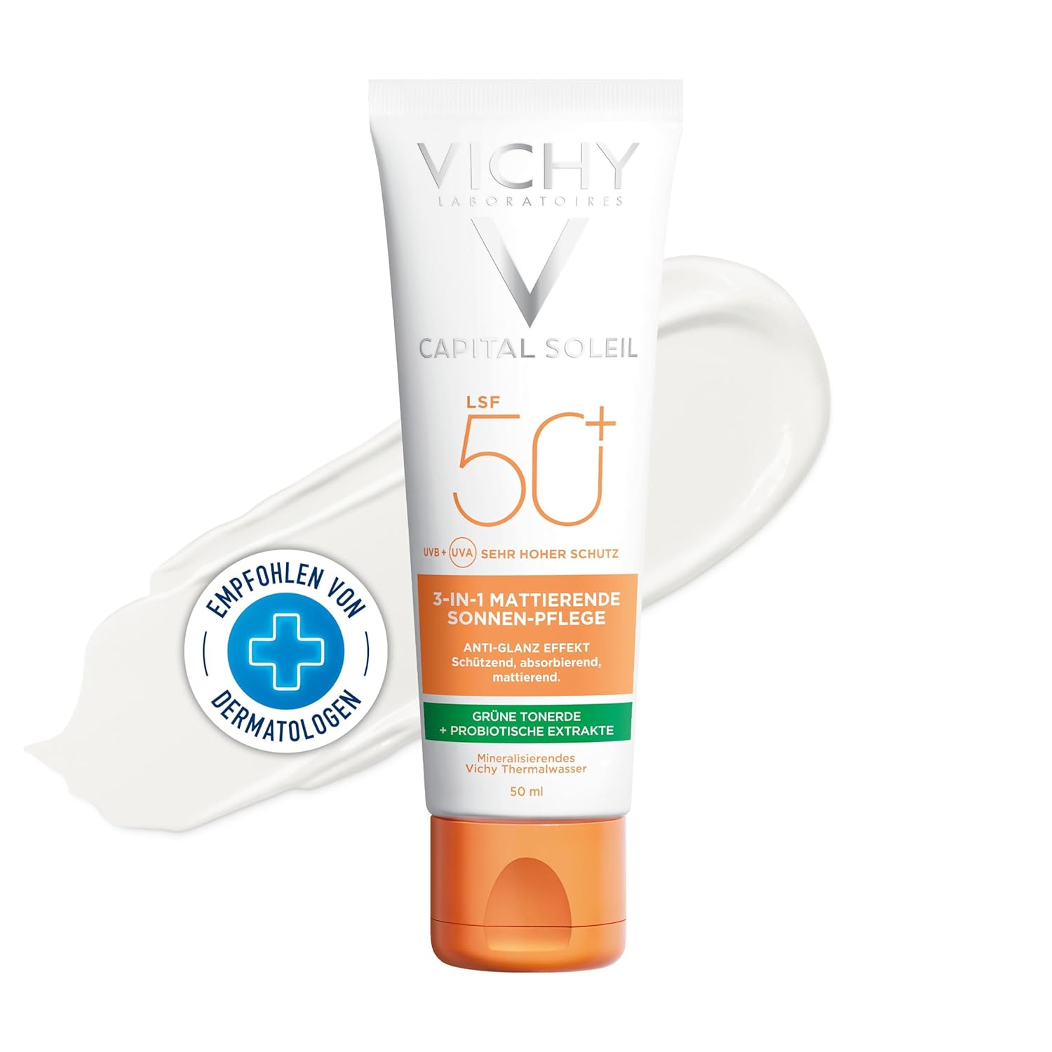 Vichy Capital Soleil SPF 50+ 3v1 – Matná slnečná ochrana (50 ml)