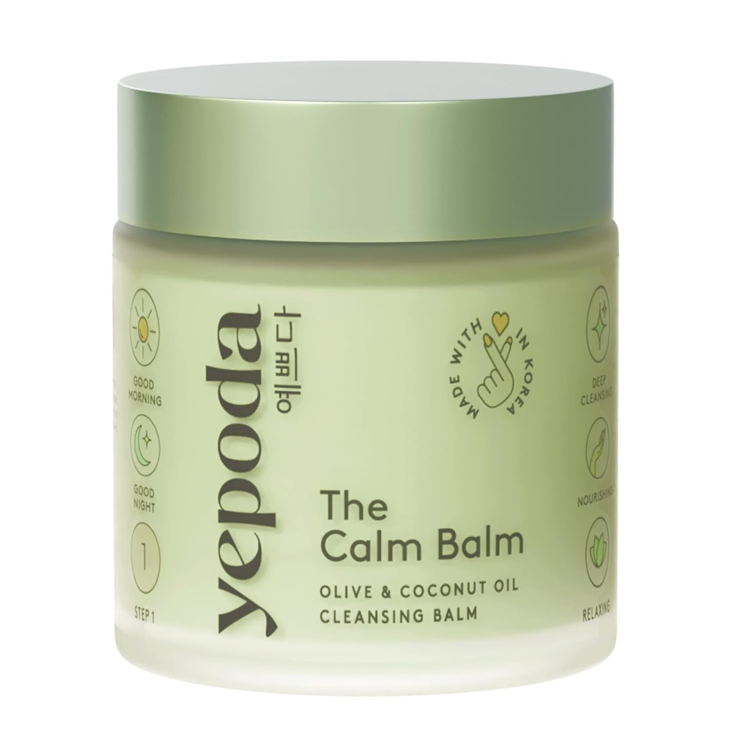 Yepoda The Calm Balm – čistiaci balzam s olivovým a kokosovým olejom (80 g)