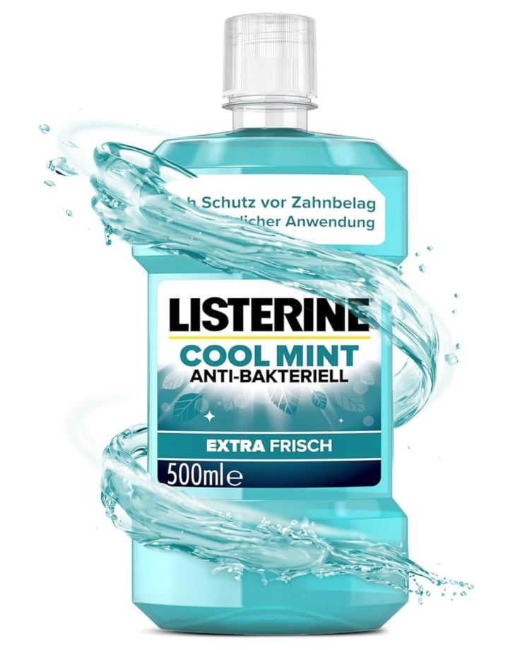 LISTERINE Cool Mint Antibakteriálna ústna voda 500 ml