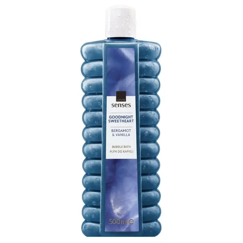 Avon Senses Goodnight Sweetheart – Pěnivý kúpeľ Bergamot & Vanilka (500 ml)