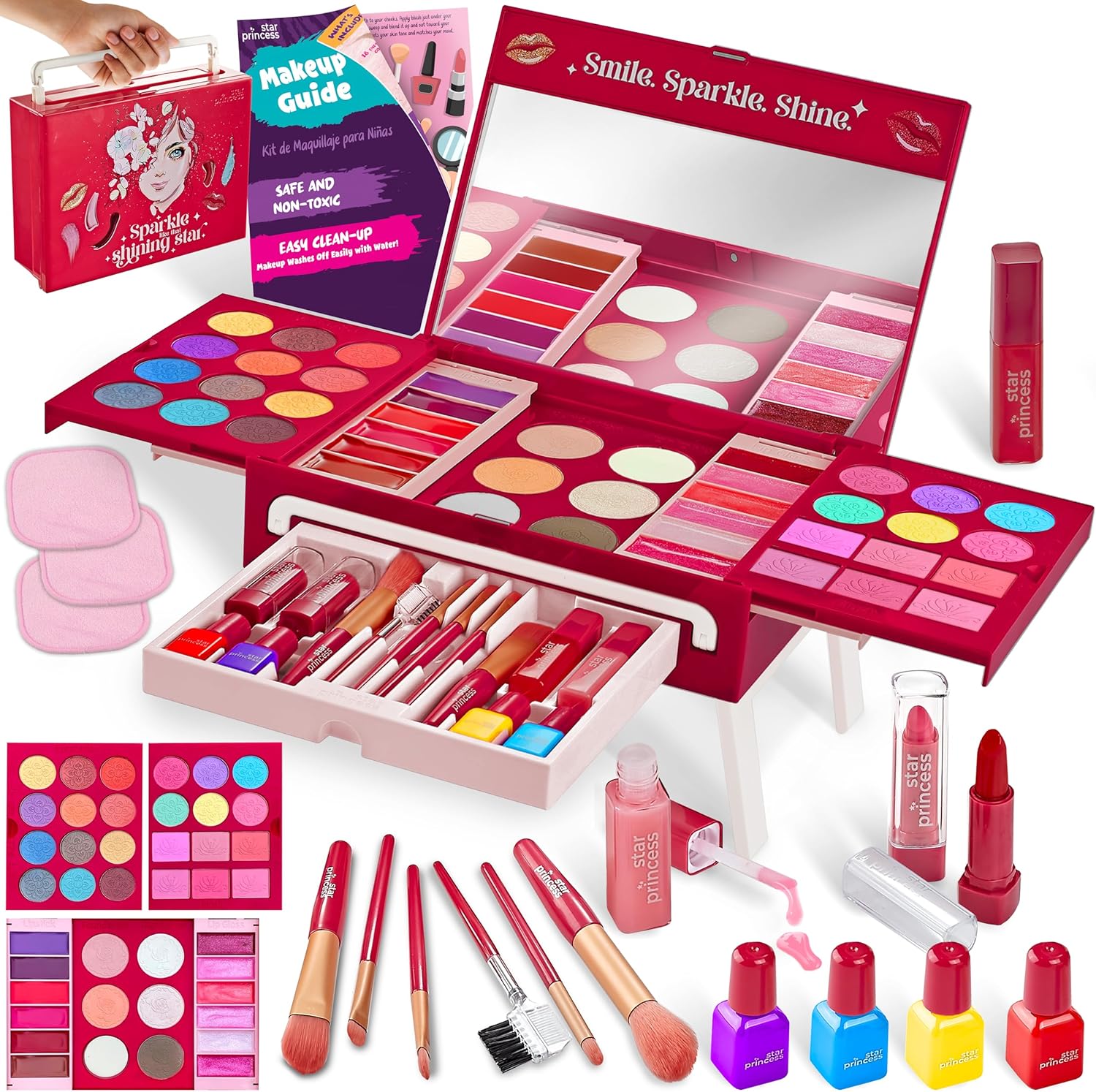 Iné Detská make-up sada Star Princess pre fantáziu a hru