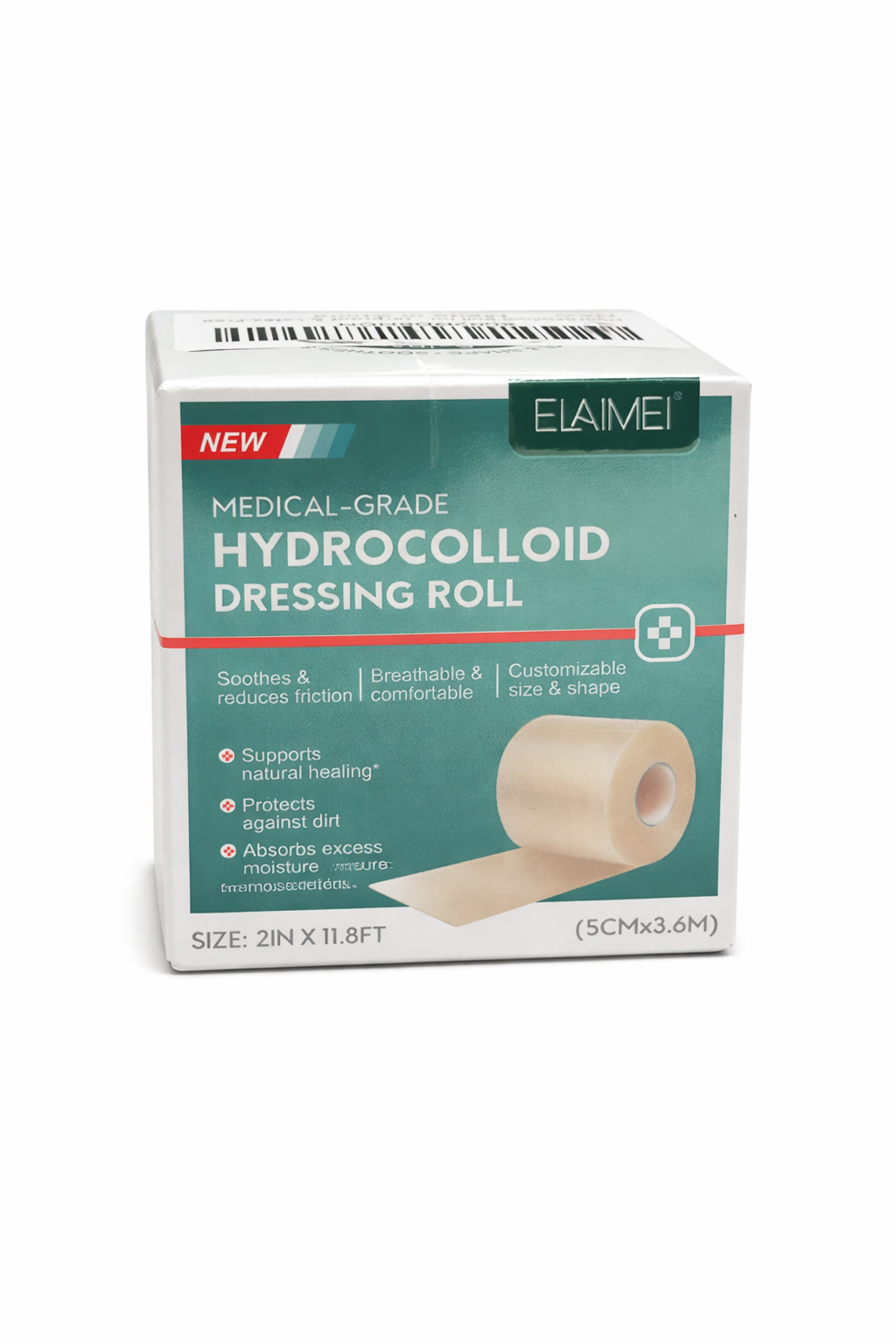 Hydrokoloidná náplasť v rolke – Medical Grade (5 cm × 3,6 m)