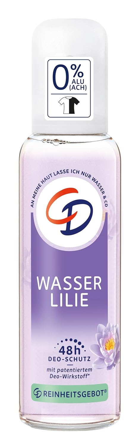 CD Dezodorant Atomizer 24h WASSER LILIE 75 ml (Chýba viečko)