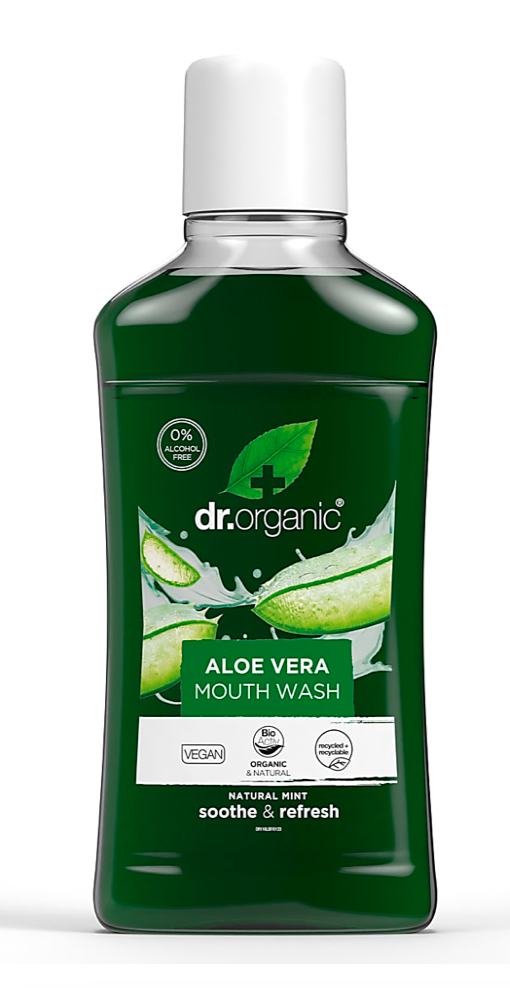 Dr. Organic Aloe Vera ústna voda 500 ml