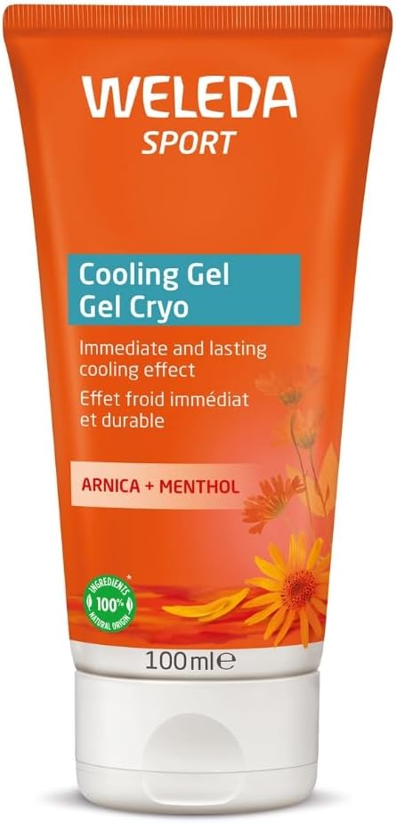 Weleda Arnica Sport Cooling Gel, kryomasážny gél na regeneráciu svalov 100 ml