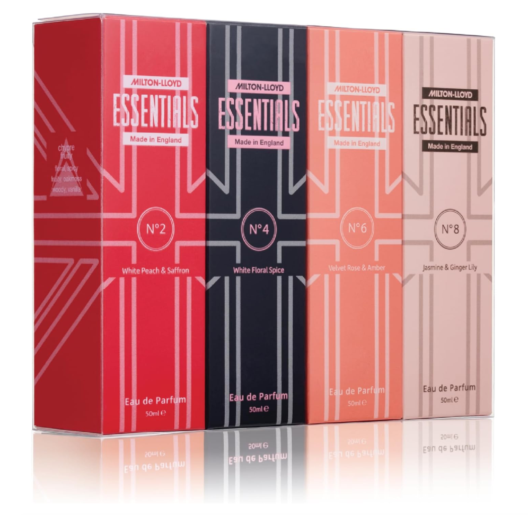 MILTON-LLOYD Essentials Sada EDP, 4 x 50 ml