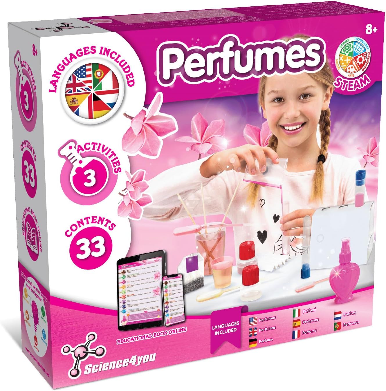 Súprava na výrobu parfumov Science4you - 8 rokov +