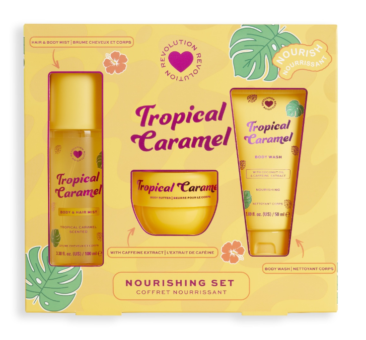 I Heart Revolution Tropical Caramel darčeková sada na telo