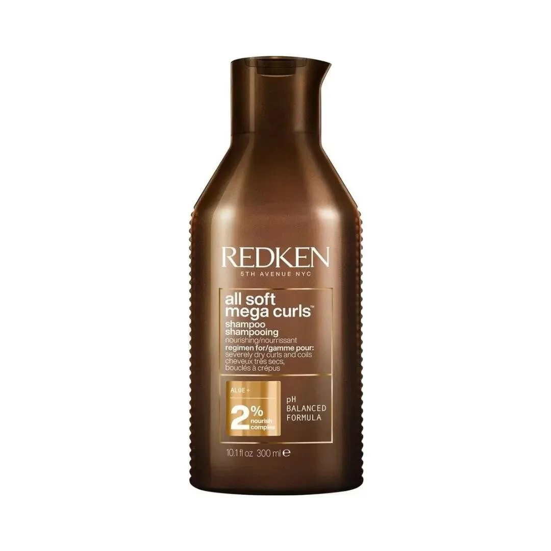 Redken All Soft Mega Curls Shampoo - šampón na kučeravé vlasy, 300ml