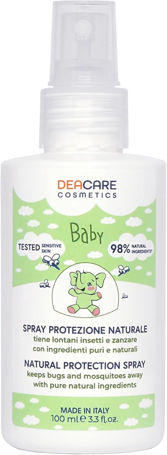 Deacare Baby Spray Prírodná ochrana proti komárom a hmyzu pre bábätká a deti, 100 ml-bez krabice