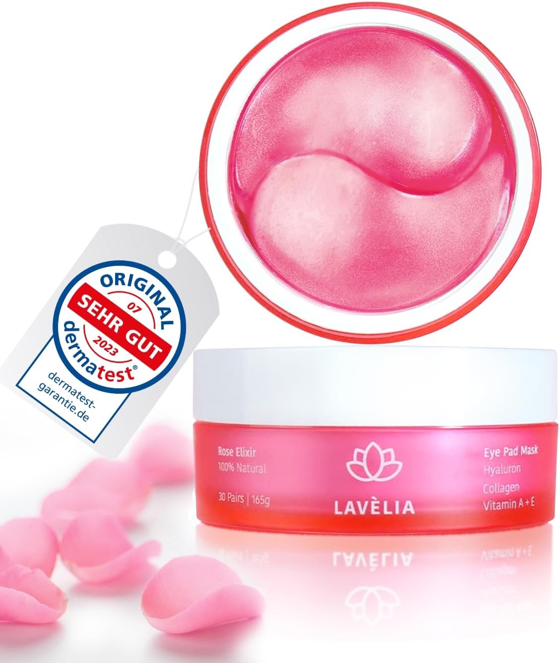 LAVÈLIA očné vankúšiky proti vráskam a tmavým kruhom pod očami 30 párov-165 g