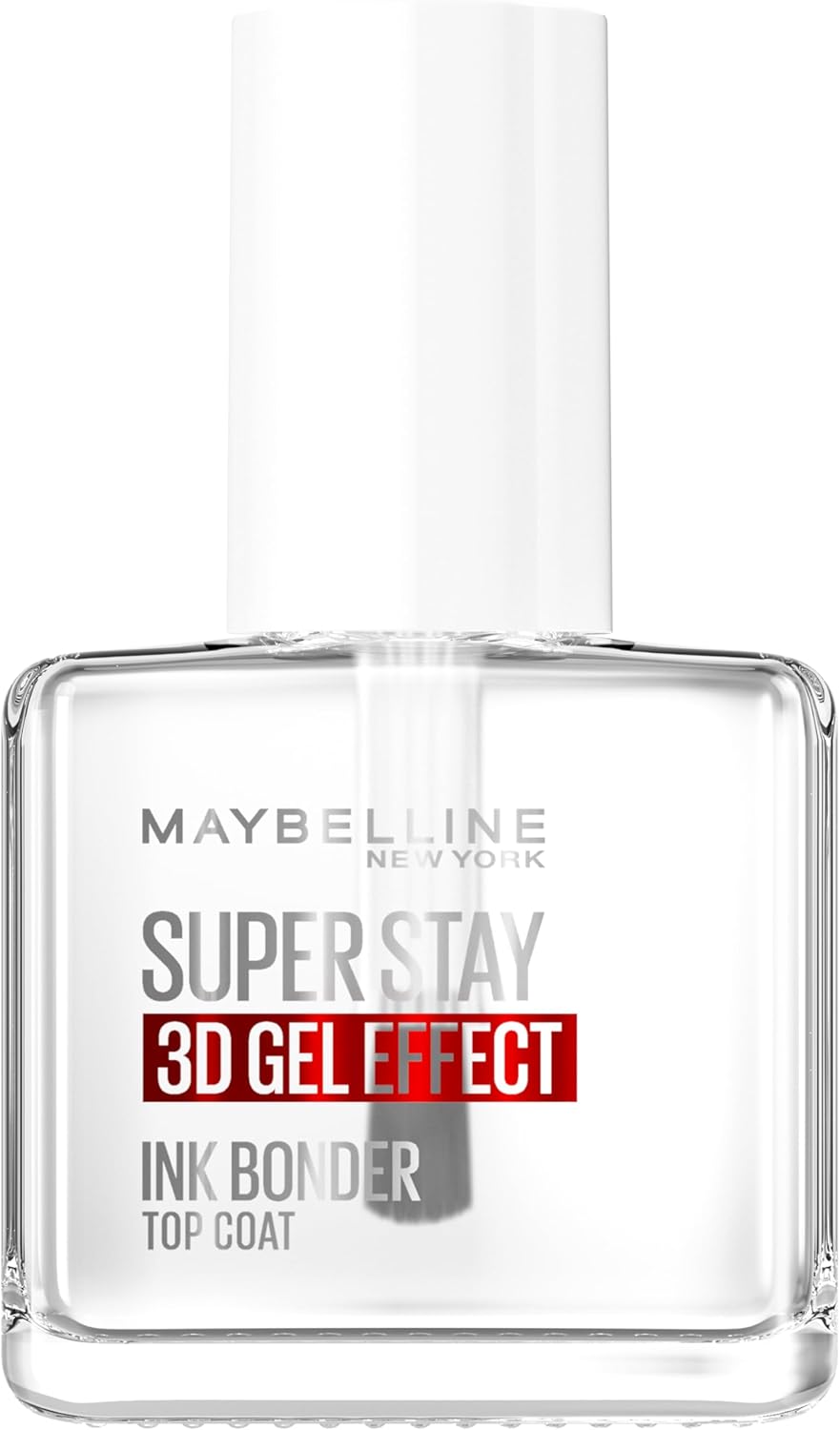 Maybelline New York Super Stay Ink Bonder 3D gélový efekt vrchný lak 12 ml