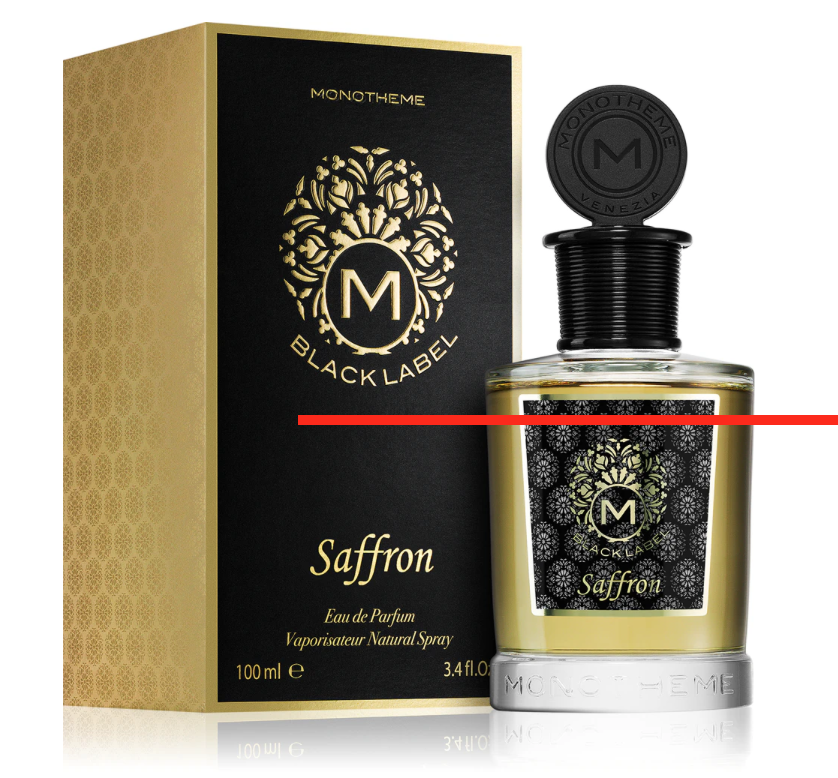 MONOTHEME Black Label Saffron EDP, 100 ml (chýba časť obsahu)