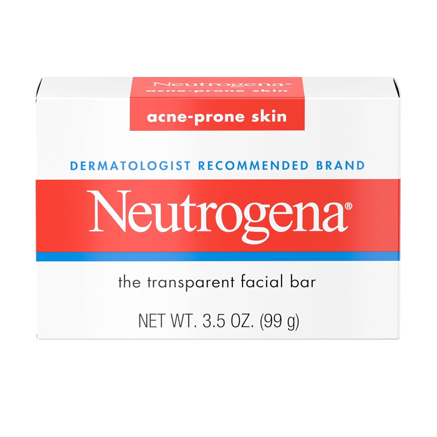 Neutrogena Čistiaci Bar na Tvár pre Pokožku Náchylnú na Akné 99g
