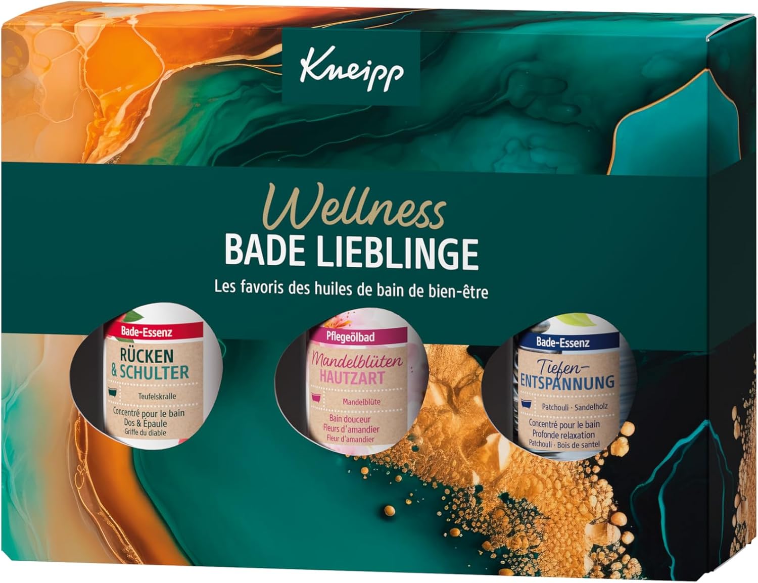 Kneipp Wellness Kúpeľné Obľúbenosti – Darčeková Sada 3 × 20 ml