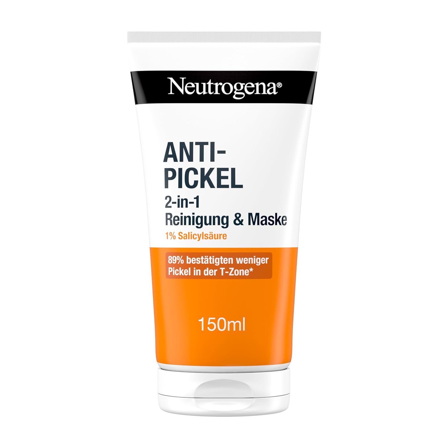 Neutrogena Anti-Pimple 2-v-1 Čistiaci a Maskový Gél 150ml
